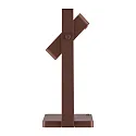 Nordlux battery solar lamp SAULIO adjustable, with handle, sea-air resistant IP44, brown, mat dimmable