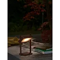 Nordlux battery solar lamp SAULIO adjustable, with handle, sea-air resistant IP44, brown, mat dimmable