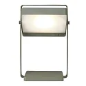 Nordlux Lampe de table à accu SAULIO IP44, olive verte gradable