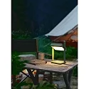 Nordlux Lampe de table à accu SAULIO IP44, olive verte gradable