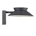 Lampe murale solaire JUSTINA avec capteur IP44, anthrazit 