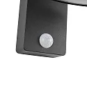Lampe murale solaire JUSTINA avec capteur IP44, anthrazit 