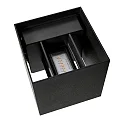 Nordlux Luminaire mural MILDA KUBI UP/DOWN IP44, noir 