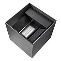 Nordlux wall luminaire MILDA KUBI UP/DOWN IP44, anthracite 