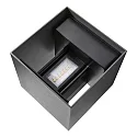 Nordlux wall luminaire MILDA KUBI UP/DOWN IP44, anthracite 