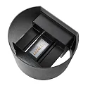 Luminaire mural MILDA UP/DOWN IP44, anthrazit 
