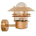 Lumière du capteur BLOKHUS SENSOR E27 IP54, cuivre