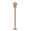 Lampadaire d’extérieur BLOKHUS E27 IP54, cuivre