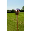 Nordlux Lampadaire d’extérieur BLOKHUS E27 IP54, cuivre