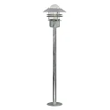 Lampadaire d’extérieur BLOKHUS E27 IP54, galvanisé