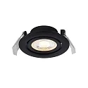 Lumière encastrée MONOLO lot de 1 IP20, noir gradable 4,8W 70 | 230 | 450lm 3000K 36° 36° CRI 80