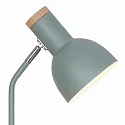 table lamp DEVONE  adjustable, with lamp socket E27 IP20, wood, dusty green 