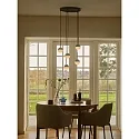Nordlux canopy LUANA  5-fold, black