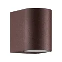 Luminaire mural d’extérieur DION SINGLE GU10 IP44, rouille gradable