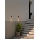 Luminaire mural d’extérieur DION SINGLE GU10 IP44, rouille gradable