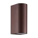 Luminaire mural d’extérieur DION DOUBLE GU10 IP44, rouille gradable