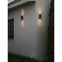 Luminaire mural d’extérieur DION DOUBLE GU10 IP44, rouille gradable