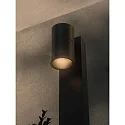 Nordlux Borne d'éclairage TIN 80 GU10 IP44, noir gradable