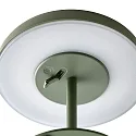 Nordlux solar table lamp ELMER SOLAR IP44, green dimmable