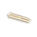 Nordlux wall luminaire CAVARA IP44, brass dimmable