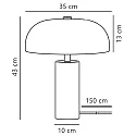 Nordlux Lampe de table GABRIELLE E14 IP20, chrome 