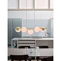 Nordlux Luminaire à suspension LILLY 5 flammes E14 IP20, laiton gradable
