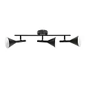 Nordlux ceiling luminaire KELVIS 3 flames GU10 IP20, black dimmable