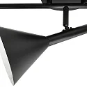 Nordlux ceiling luminaire KELVIS 3 flames GU10 IP20, black dimmable