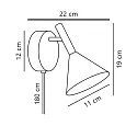 Nordlux Luminaire mural KELVIS GU10 IP20, noir 