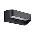 Nordlux solar wall luminaire MARCELLIO with sensor IP54, black 