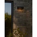 Nordlux solar wall luminaire MARCELLIO with sensor IP54, black 