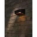 Nordlux solar wall luminaire MARCELLIO with sensor IP54, black 