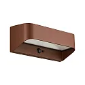 Nordlux Lampe murale solaire MARCELLIO avec capteur IP54, marron 