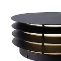 Nordlux Luminaire mural d’extérieur CIRELLA E27 IP54, seaside noir gradable