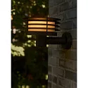Nordlux Luminaire mural d’extérieur CIRELLA E27 IP54, seaside noir gradable
