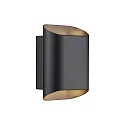 Luminaire mural d’extérieur NICO 22 ROUND MAXI GU10 IP54, noir gradable