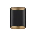 Nordlux outdoor wall luminaire NICO 22 ROUND MAXI GU10 IP54, black dimmable