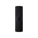 Nordlux outdoor wall luminaire KYKLOP RIPPLE WL MAXI up / down, cylindrical, with lamp socket E27 IP54, black matt