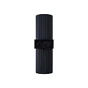 Nordlux outdoor wall luminaire KYKLOP RIPPLE WL MAXI up / down, cylindrical, with lamp socket E27 IP54, black matt