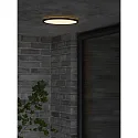 Nordlux ceiling luminaire OJA 29 round IP54, black 
