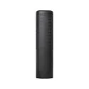 Nordlux bollard light SIDARA 45 square, perforated, sea-air resistant, with lamp socket E27 IP44, seaside black