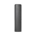 Nordlux bollard light SIDARA 45 square, perforated, sea-air resistant, with lamp socket E27 IP44, seaside anthracite