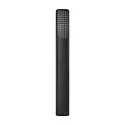 Nordlux bollard light SIDARA 95 square, perforated, sea-air resistant, with lamp socket E27 IP44, seaside black