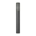 Nordlux bollard light SIDARA 95 square, perforated, sea-air resistant, with lamp socket E27 IP44, seaside anthracite