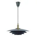 Nordlux Luminaire à suspension BRETAGNE 38 G9 IP20, gris gradable