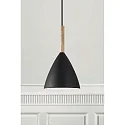 design for the people by Nordlux design for the people by Nordlux Pendant luminaire PURE 20, height 35cm, shade Ø 20cm, pendulum 300cm, E27, black