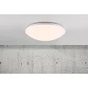 Nordlux Luminaire de plafond ASK 36 LED avec capteur IP44, blanche 