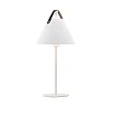 design for the people by Nordlux Lampe de table STRAP E27 IP20, blanche
