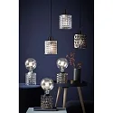 Lampe de table HOLLYWOOD cylindrique, avec interrupteur E27 IP20, gris 