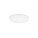 Nordlux LED Ceiling luminaire OJA, Ø 29.4cm, height 2.3cm, 18W 2700K 1600lm 120°, with MOODMAKER dimming, white, Ø 29.4cm